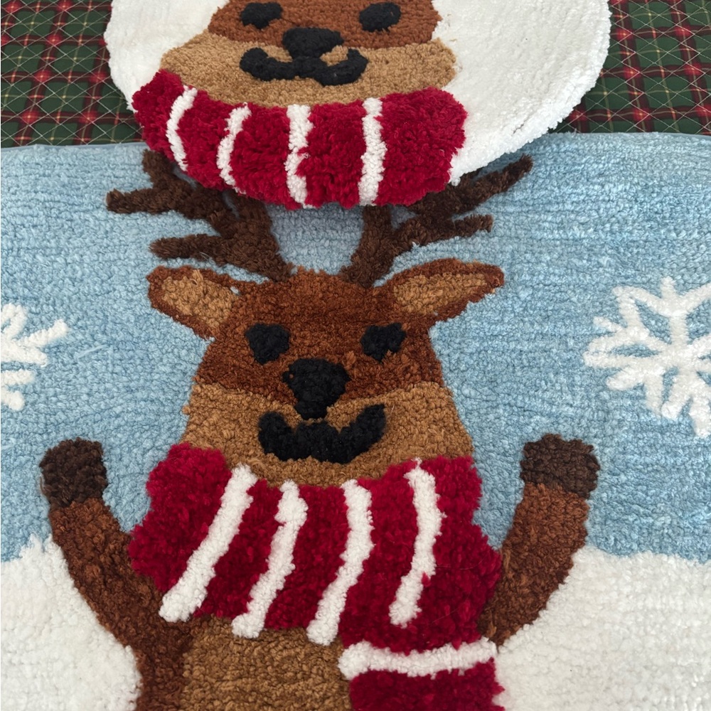 Bath Rugs Kohl's Winter Snow Bath Mat Set 2 SO Adorable NWOT Final Sale